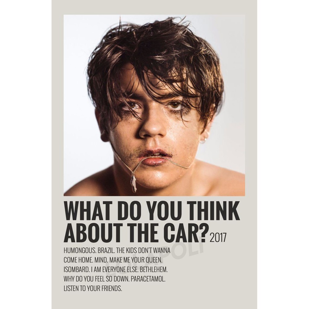 Poster Cover Album What Do You Think About the Car? - Declan McKenna