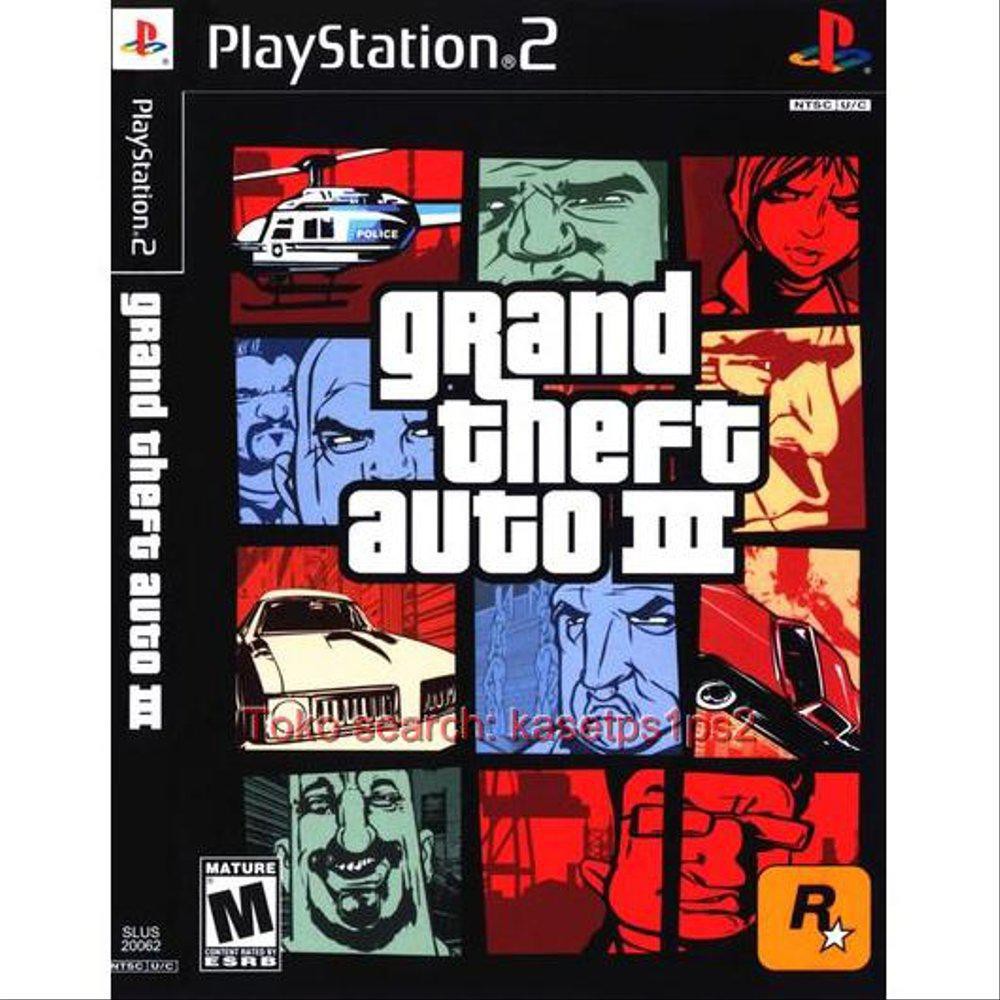 Gta III - Cd Ps2 Kaset Ps2 Game Ps2