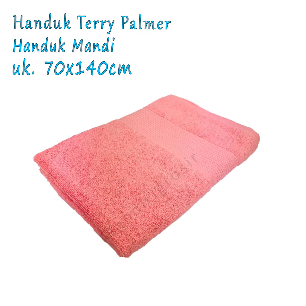 Handuk Mandi * warna muda polos * Terry Palmer * 70x140cm