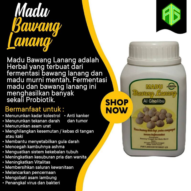 

[Bisa COD] Madu Bawang Lanang Tunggal PREMIUM AL Gholibu/ AL Ghalibu