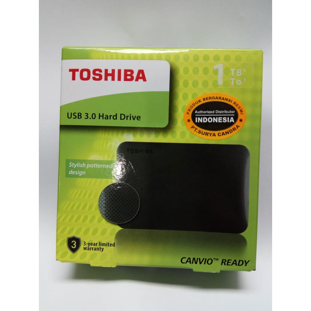 TOSHIBA Canvio Ready 1TB External HDD Garansi Resmi