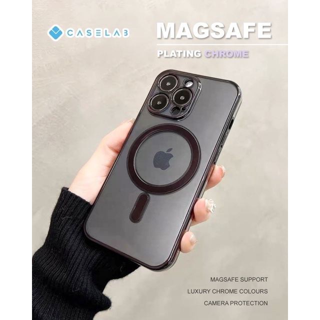 MAG SAFE CASE IPH 13PROMAX 13 13PRO 13MINI 12 PROMAX 12 PRO 12 6.1 INCH 12MINI 11PROMAX 11 11PRO SOFTCASE PLATING ELECTRO MAGNETIC