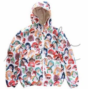 Windbraker Windbreaker faces wind breaker jaket jacket idekuhandmade ideku handmade