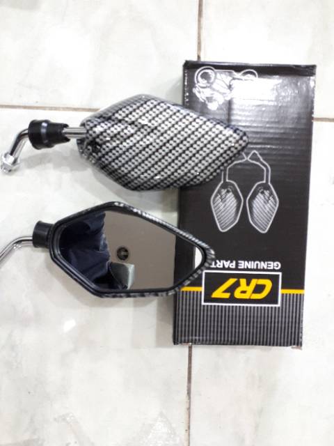 Kaca Spion Carbon Honda Model Beat Mini Cr7 Batang Stenlis