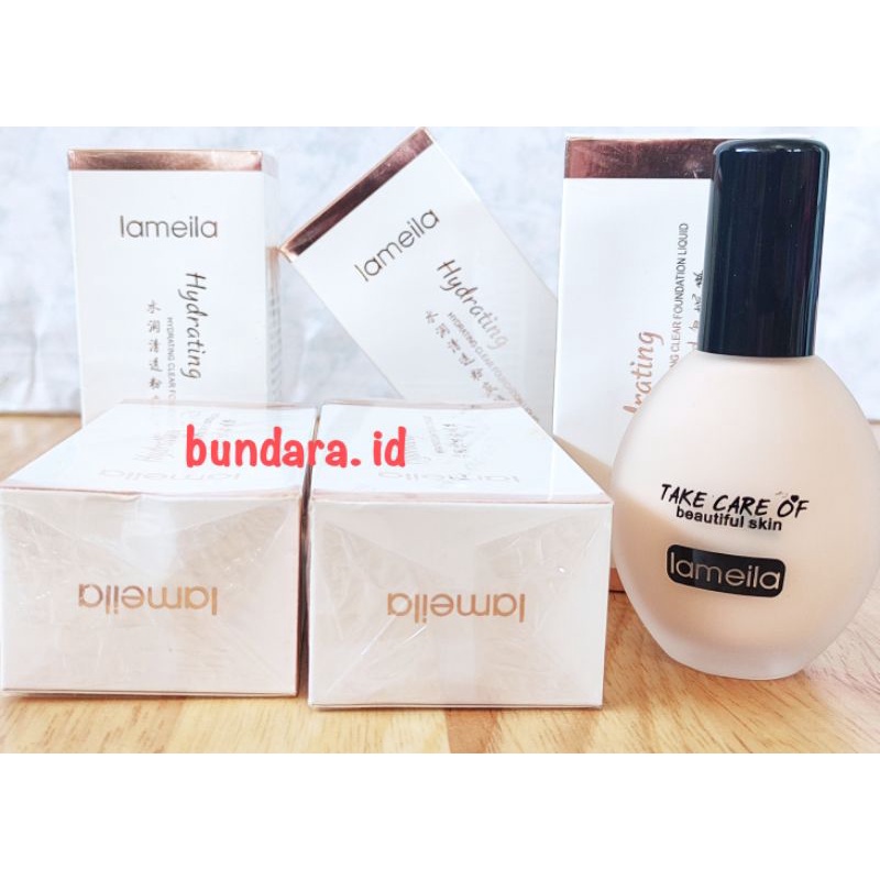 Medan Termurah Natural Hydrating clear Foundation Liquid Lameila