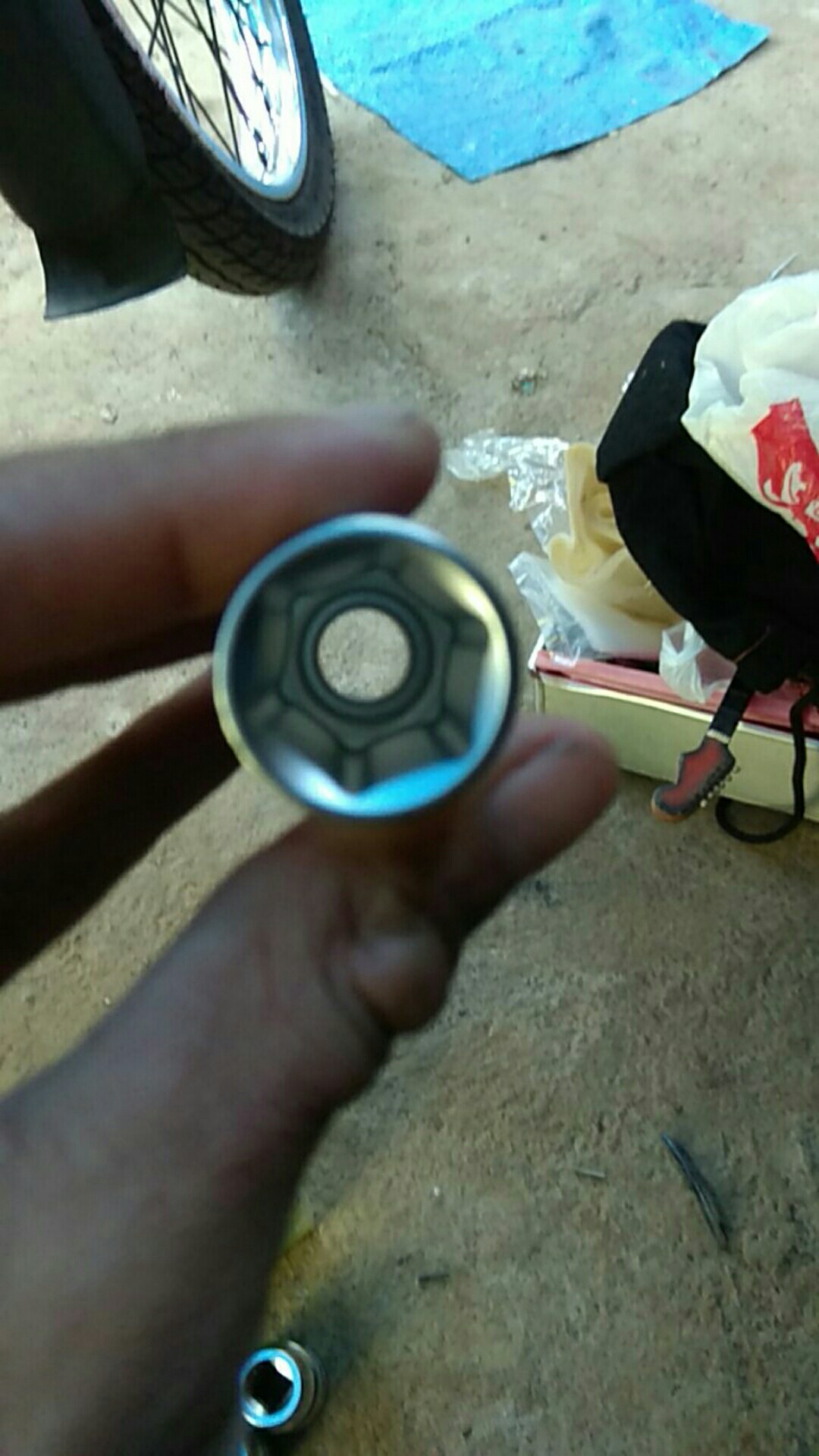 Tekiro Deepwall 17mm 1/2inch 6pt Kunci Sock Mata Socket Original