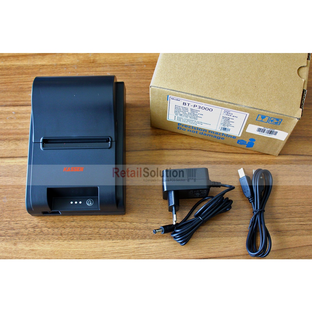 Printer Thermal Bluetooth 80mm - Kassen BTP3000 / BT-P3000 / BTP 3000