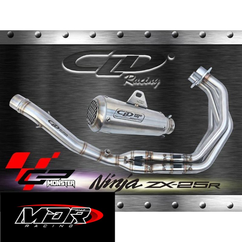KNALPOT CLD RACING KAWASAKI NINJA ZX25R TYPE GP MONSTER