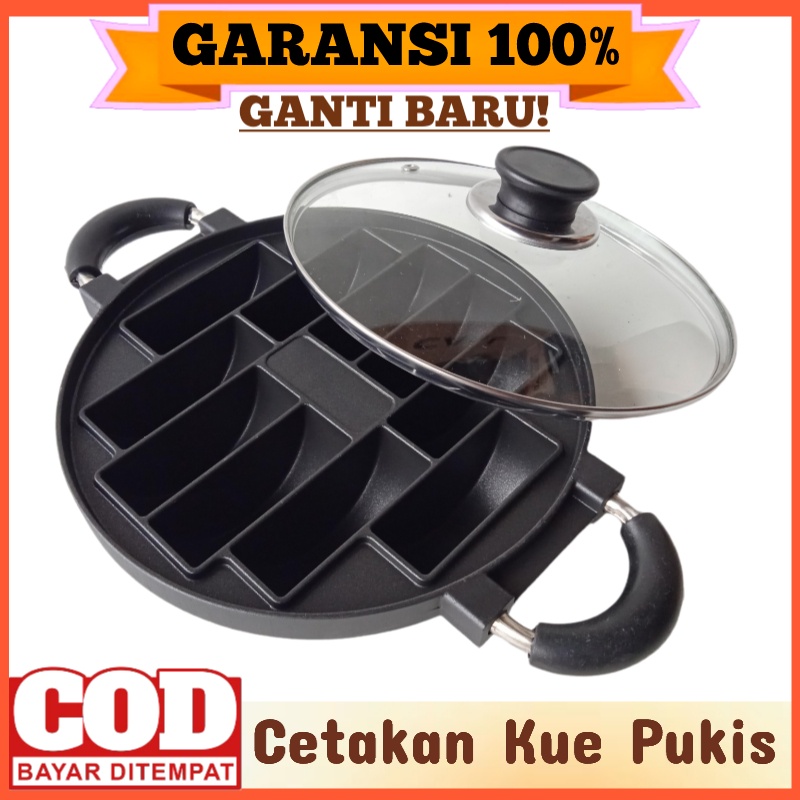 Cetakan Pukis Anti Lengket Cetakan Pukis 10 Lubang Loyang Kue  Cetakan Pukis Happy Call Teflon Anti 