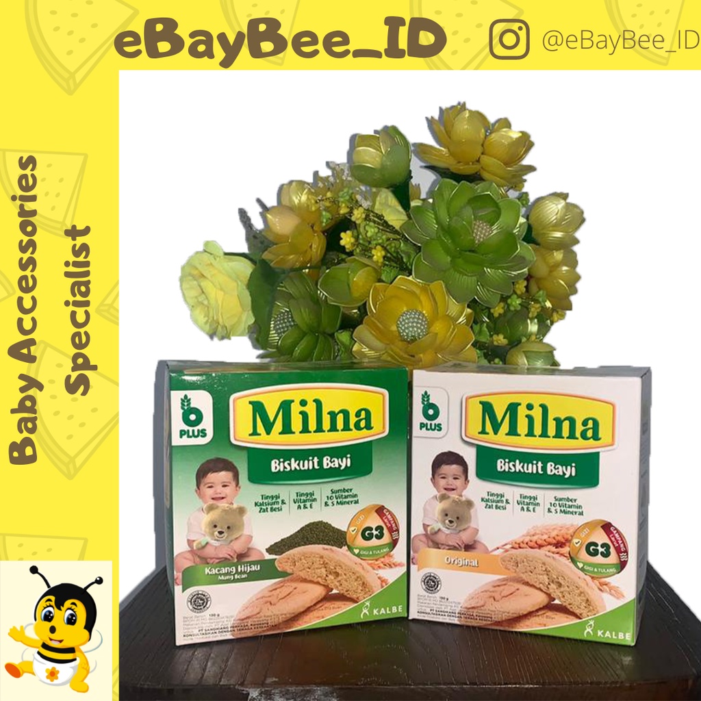 eBayBee_ID Milna Biskuit 6+ 130 gr | 6 bulan keatas | cemilan bayi