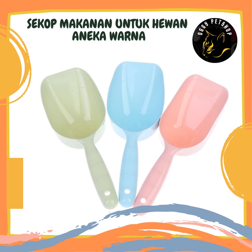 SEKOP MAKANAN UNTUK ANJING DAN KUCING BESAR (FOOD SCOOP/SCOPE)