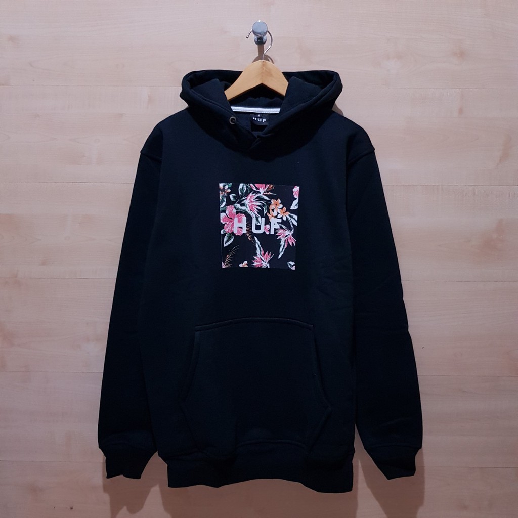 huf floral hoodie