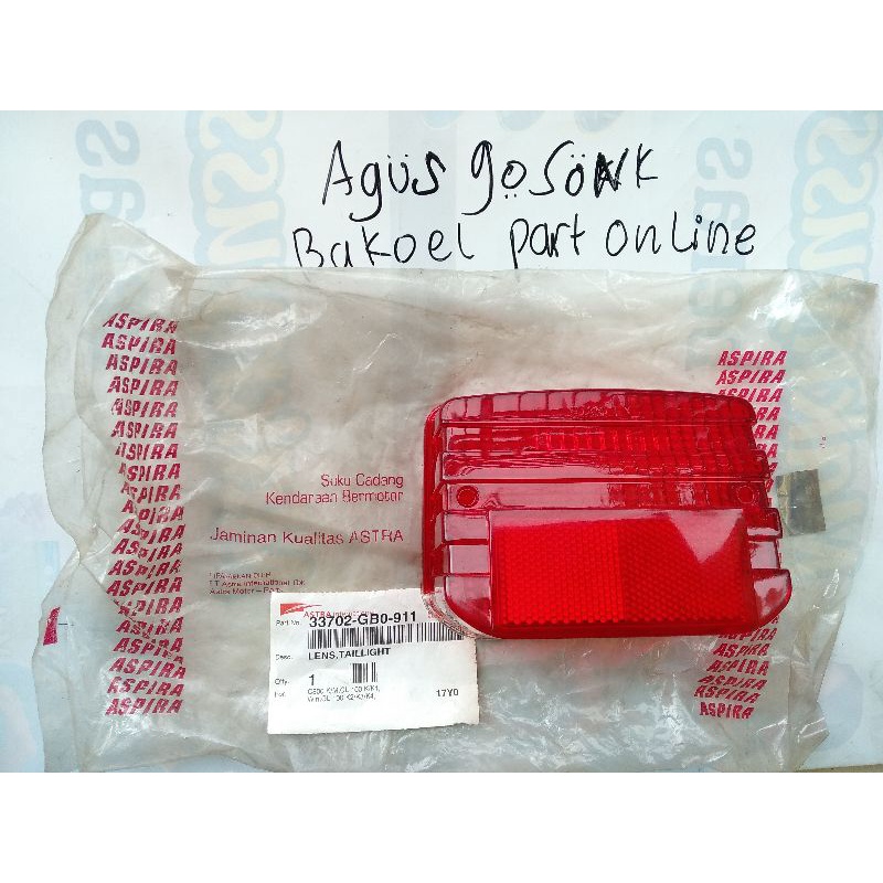 mika kaca lampu stop belakang stoplamp Honda win c700 c 700 GL 100 GL100 ORIGINAL