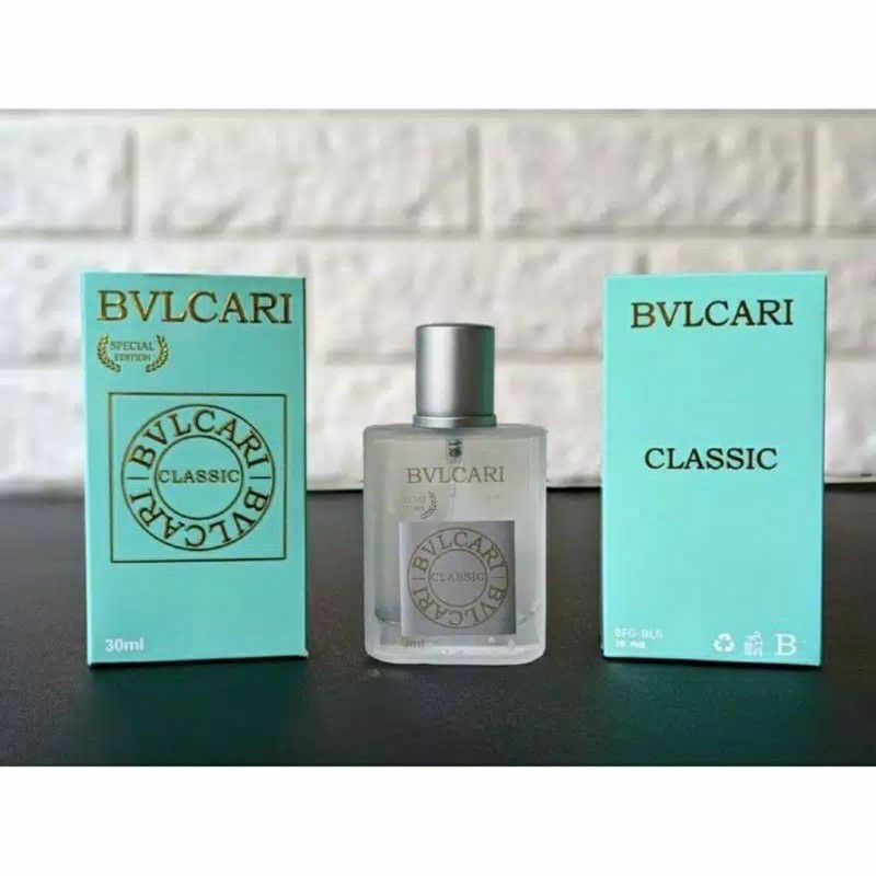 parfum badan wangi aroma bulgari classic cair botol spray semprot 30ml elegan class parfume