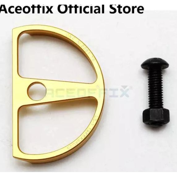 Aceoffix Brompton Fender Disc Cable Line Fender Disc Brompton Gold
