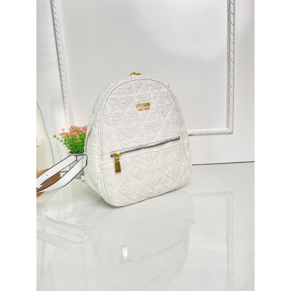 TAS RANSEL WANITA GS GS199 TWEED BACKPACK PREMIUM IMPORT