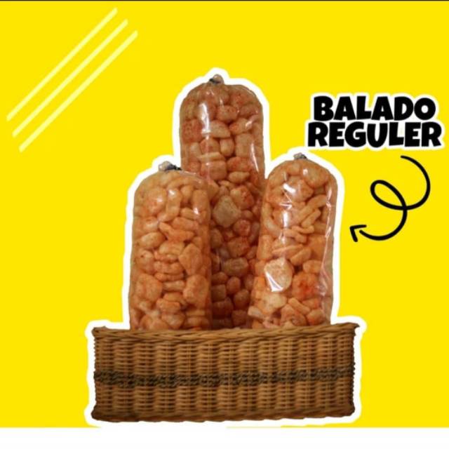 

Kerupuk kulit 500 grm rasa balado