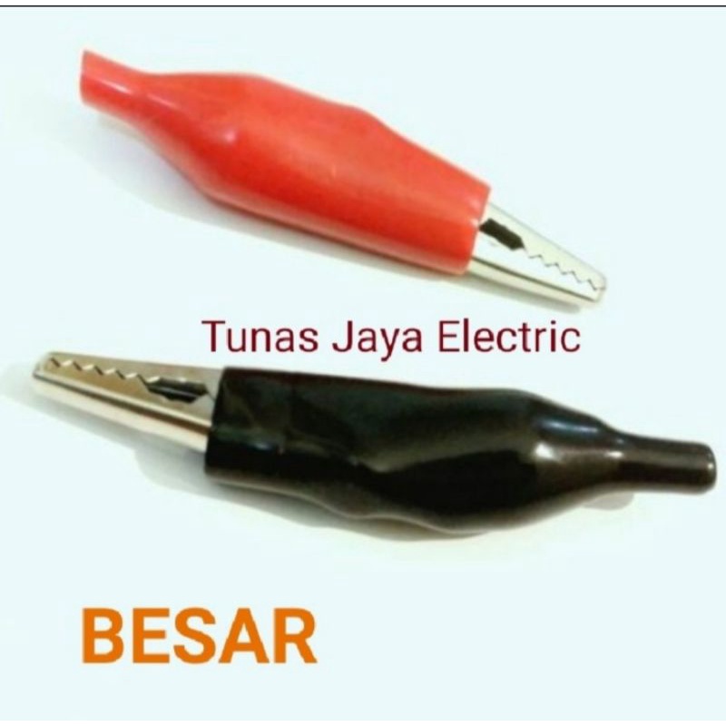 Jepit Capit Aki Buaya BESAR (Set Per Pasang)