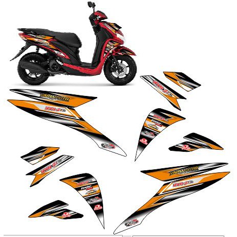 promo  STRIPING YAMAHA FREEGO STICKER MOTOR FREEGO LIST STRIPING FREEGO DECAL FREEGO YAMAHA FREEGO