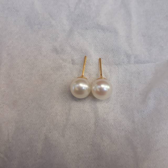 Giwang mutiara air laut | anting mutiara lombok