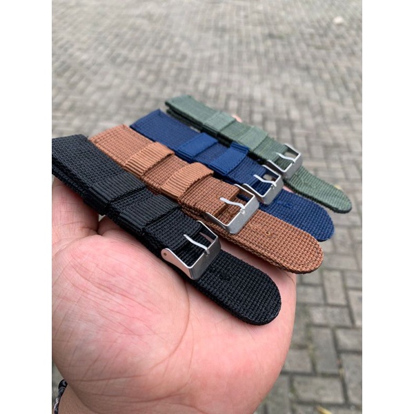 Strap Tali Jam Tangan Kanvas nylon 4 Warna