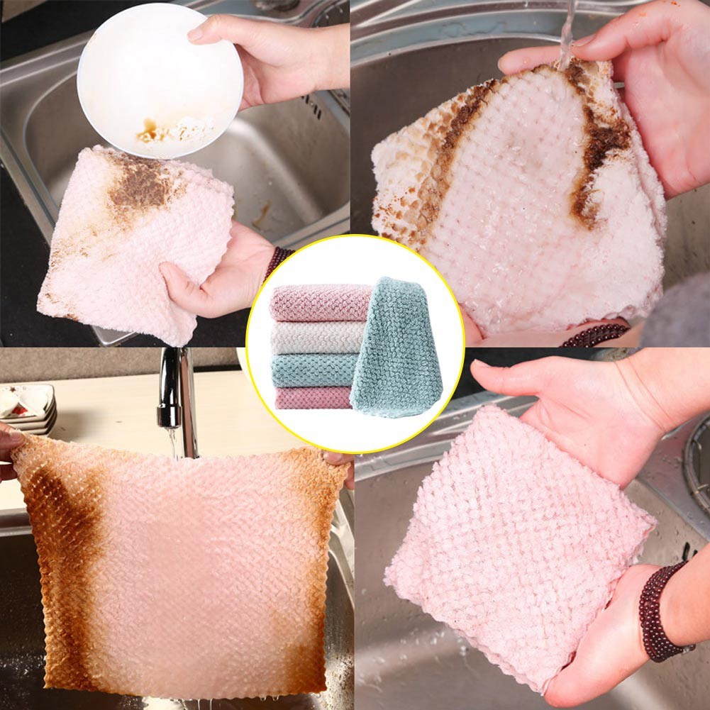 Setengah lusin 6 PCS Lap tangan Import Magic Super Lap serba guna lap dapur kain lap murah