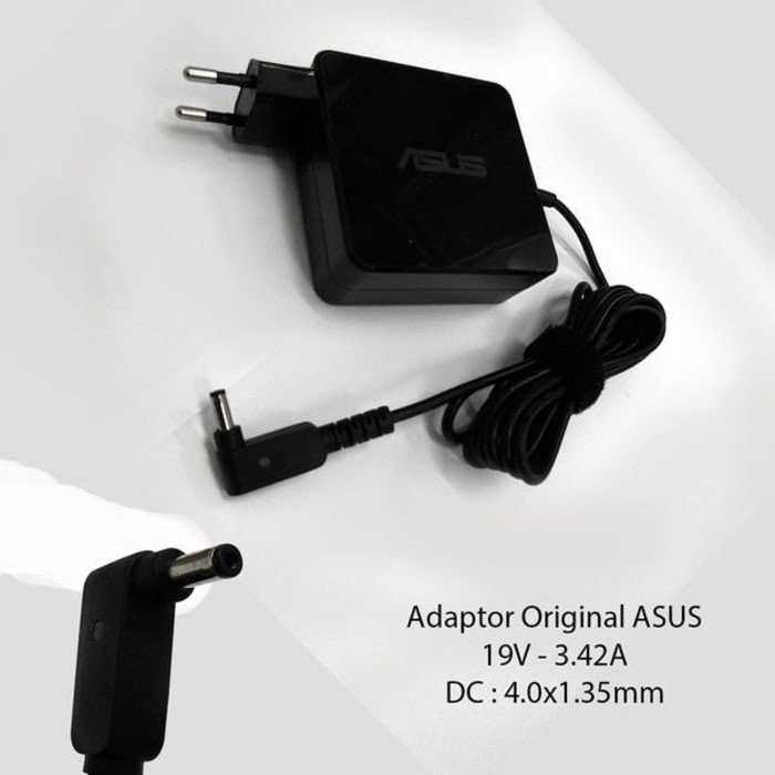 ADAPTOR ASUS ADP-65AW A PLUG IN 19V - 3.42A Small Plug 4.0x1.35mm