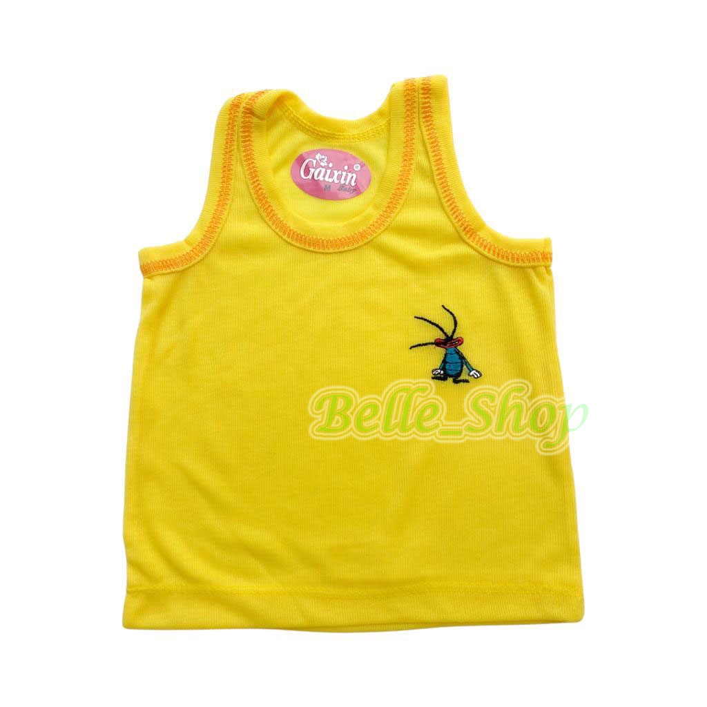 Singlet Anak Cewek Cowok Unisex Kaos Dalam Bordir Murah