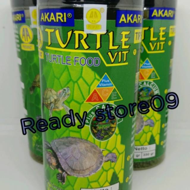 pelet kura-kura / pelet reptile turtle food AKARI TURTLE VIT