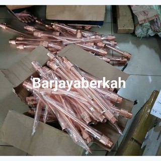 SPITZEN / Penangkal petir lengkap tembaga 30cm (3/4 inch) / anti petir grosir& ecer
