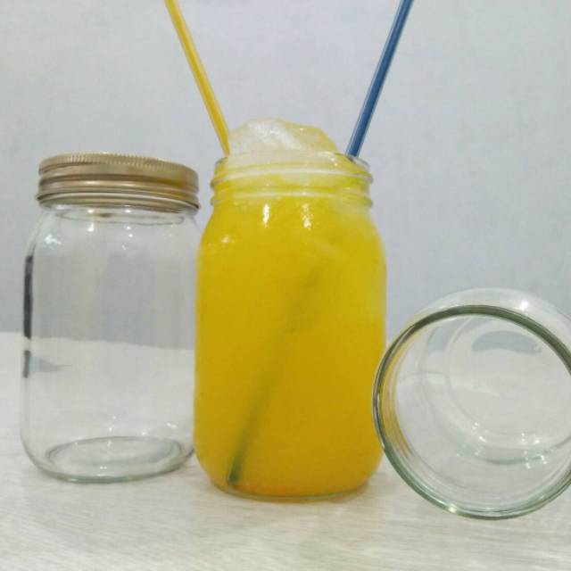 Gelas kaca / Gelas kekinian / Toples