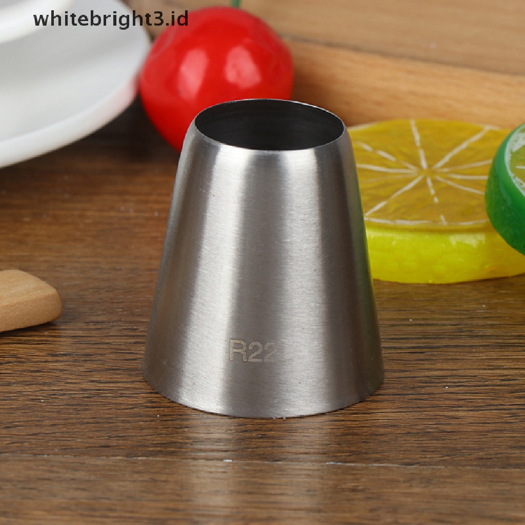 (whitebright3.id) R22l Spuit Piping Bulat Untuk Dekorasi Kue / Pastry