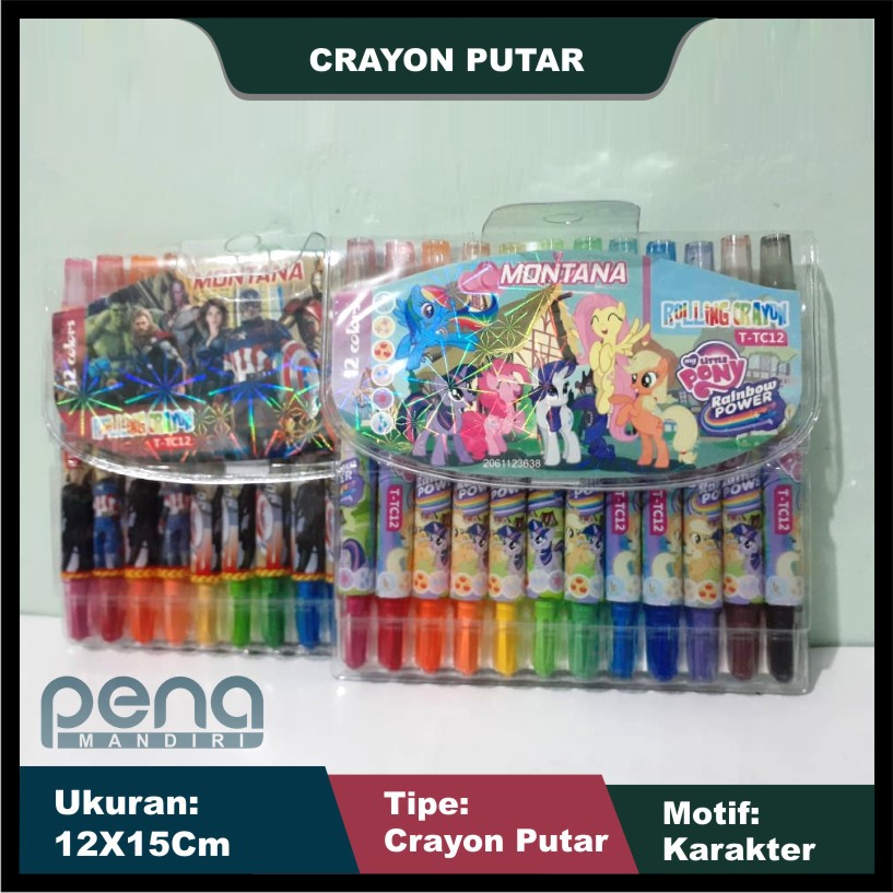 Crayon Putar, Krayon Putar, Rolling Crayon, Crayon