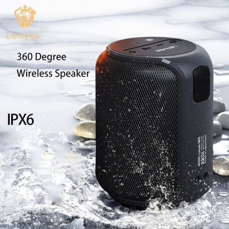 SPEAKER BLUETOOTH WATERPROOF IPX6 LENYES S805 TWS