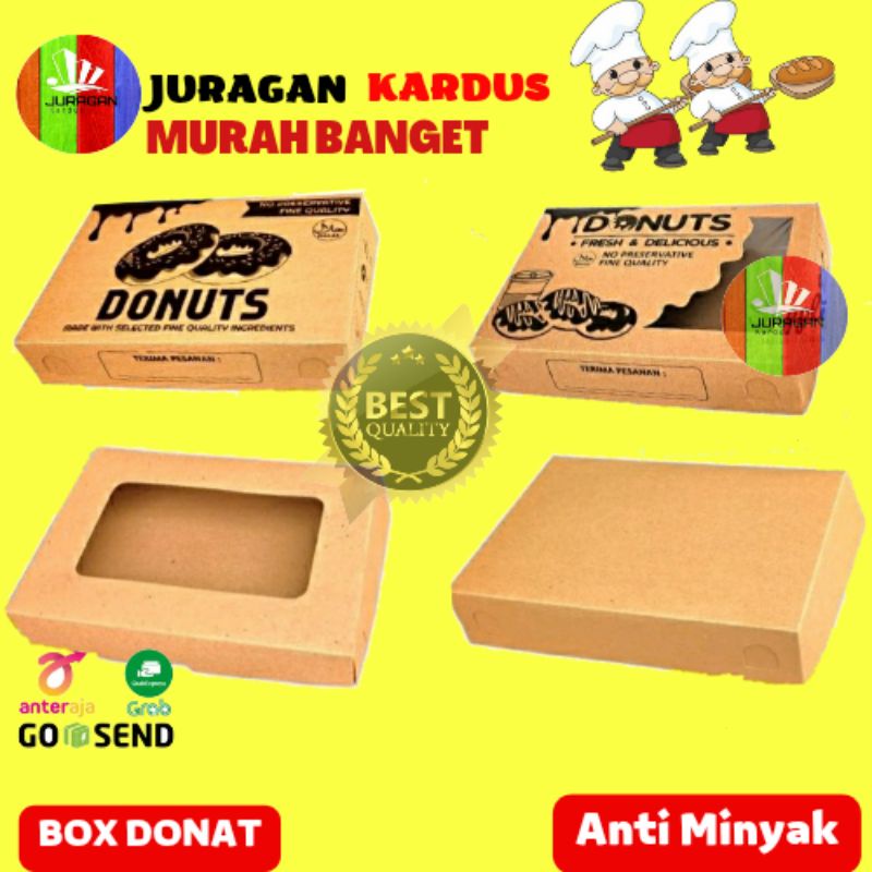 

DUS DONAT/BOX DONAT/DUS KUE/KEMASAN DONAT/DUS ROTI/DUS DONAT/DUS BROWNIES