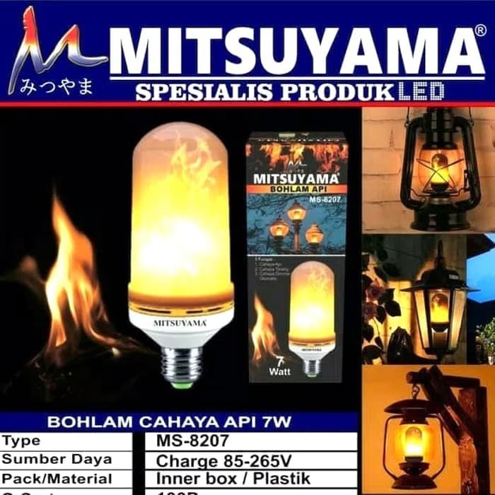 Lampu e27 nyala cahaya api/ lampu flame effect e27/lampu api dekorasi