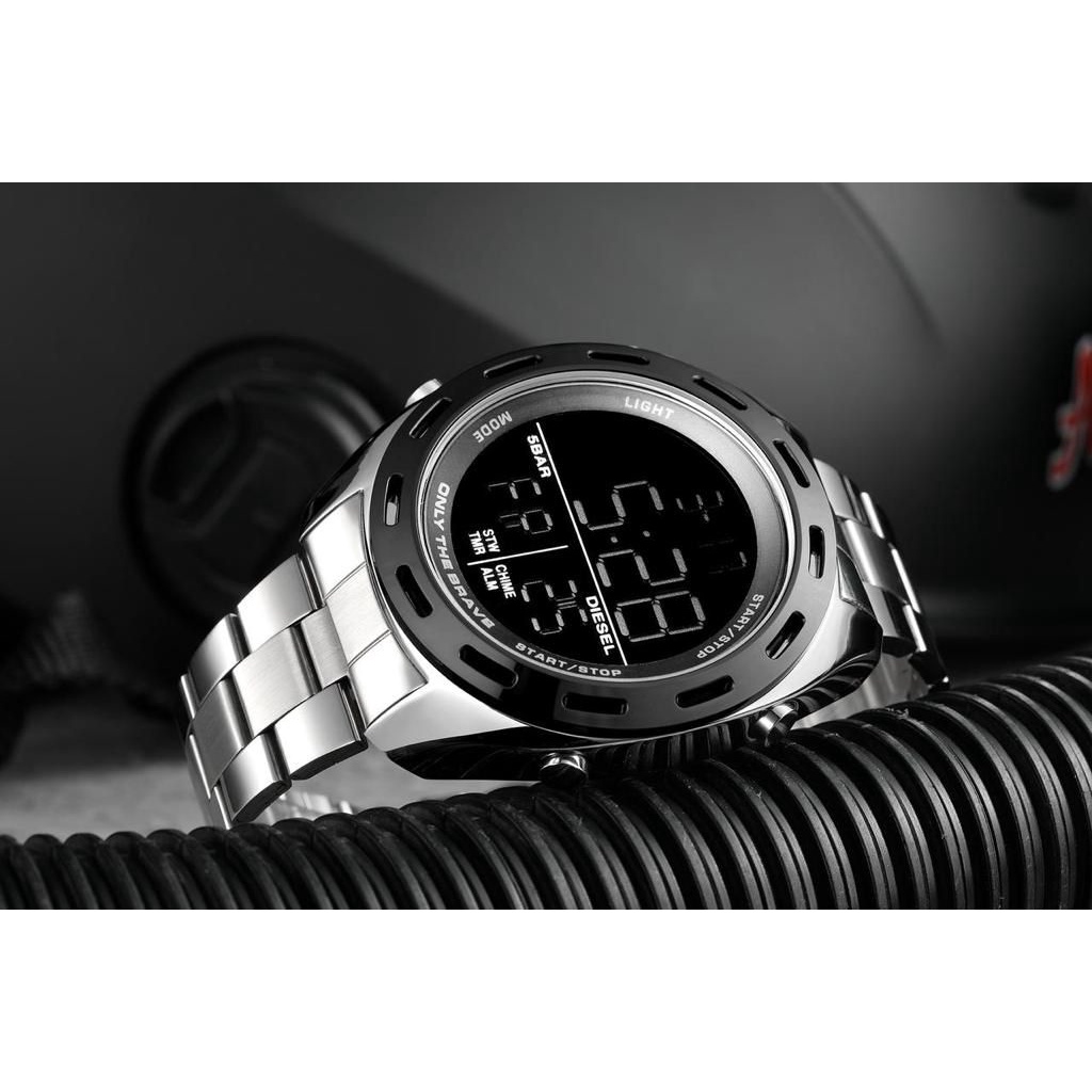 [KWS-✅COD] JAM TANGAN PRIA SPORTY TERBARU 2021 DIESEEL STAINLIS STEEL ANTI AIR DSL-9289