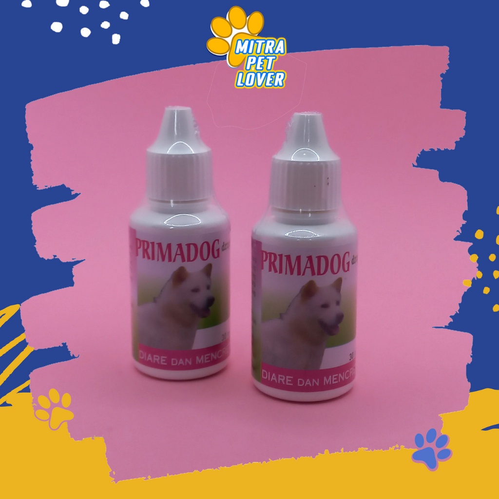 OBAT DIARE &amp; MENCRET ANJING - PRIMA DOG DROPS 30 ML - ANTI DEHIDRASI &amp; RADANG LAMBUNG USUS , PRIMADOG ANTIBIOTIK TETES PENCERNAAN - BASMI BAKTERI VIRUS - MURAH GARANSI KUALITAS ASLI ORIGINAL - PET ANIMAL TAMASINDO  VITAMIN HEWAN PELIHARAAN MITRAPETLOVER