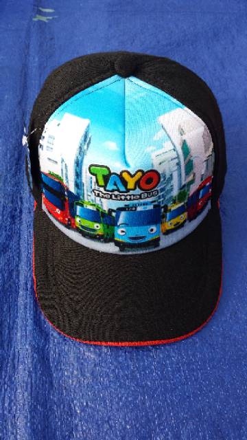 ☆ TOPI ANAK FULL PRINTING GAMBAR TAYO