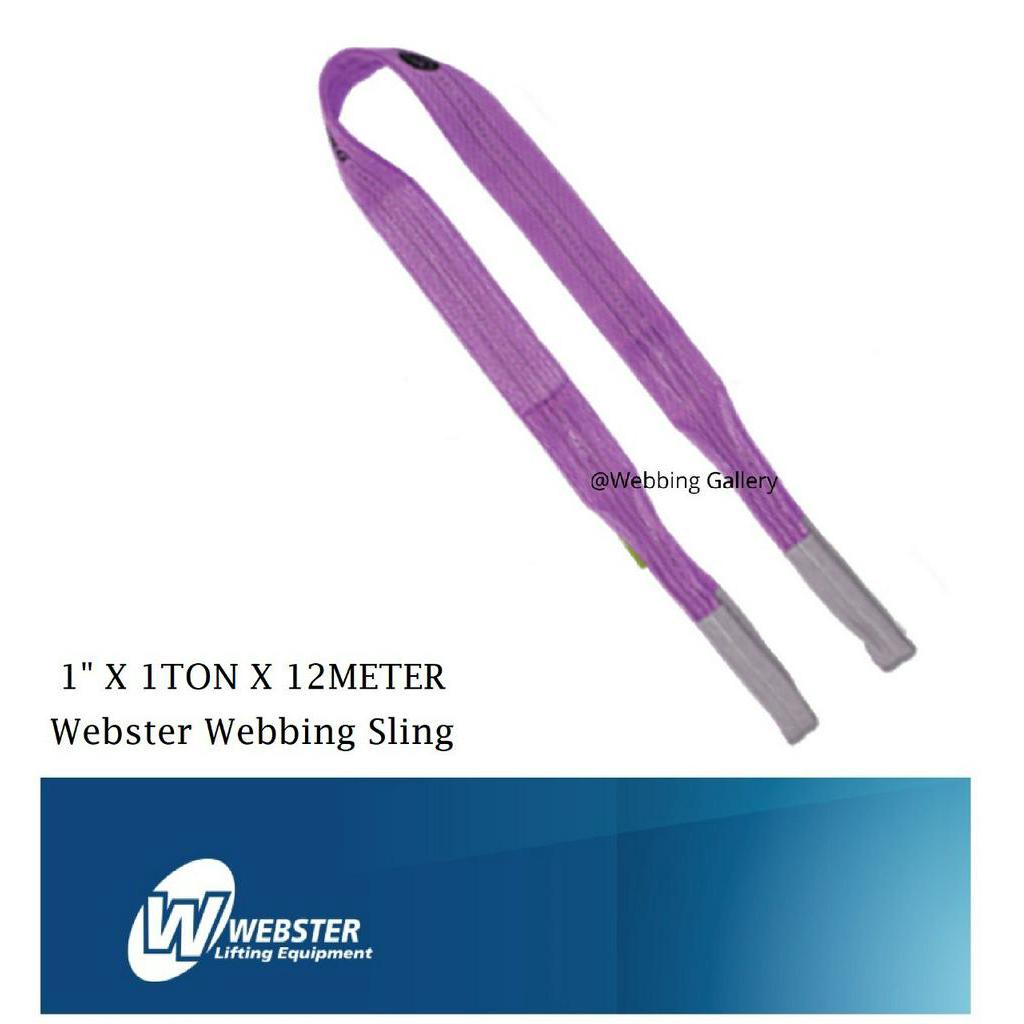 

Webster Webbing sling 1" x 1ton x 12meter