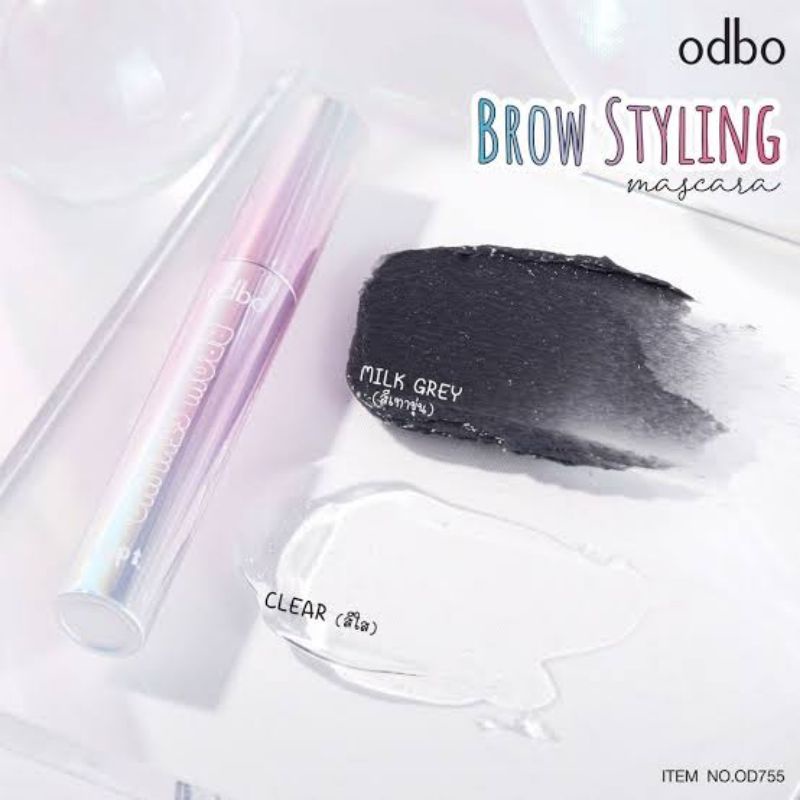 Odbo Brow Styling Mascara Untuk Bulu Alis serat simple