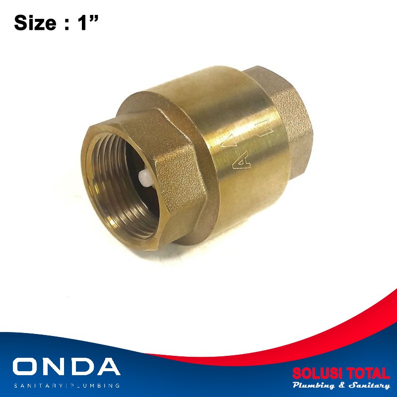 Jual Tusen Klep Onda Kuningan Spring Lift Check Valve Inch