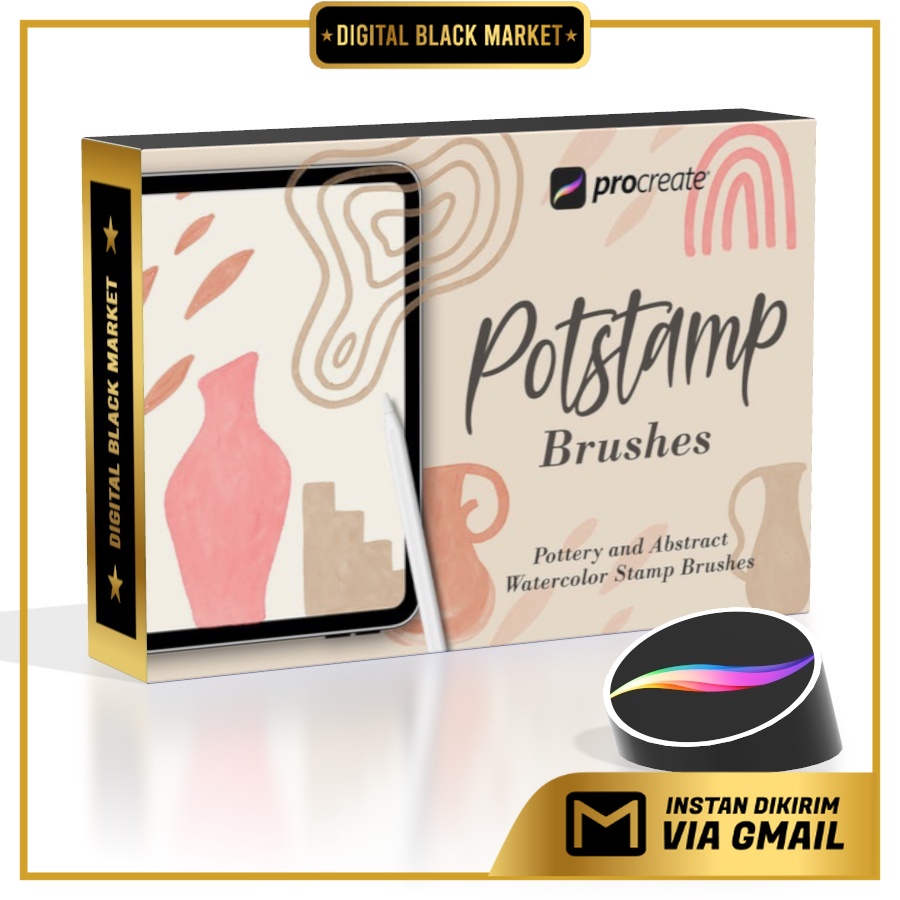 Potstamp Procreat Brushes