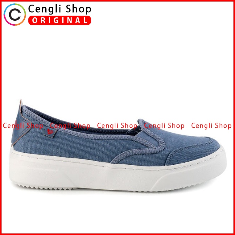 SEPATU SLIP ON OBERMAIN WANITA ORIGINAL BRANDED ASLI TERBARU BIRU OW05