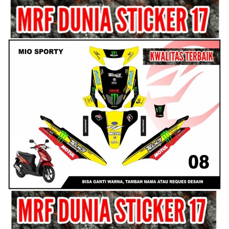 Sticker decal Mio sporty Full Body Striping Motor Mio Sporty Sticker  Mio Sporty Decal Sticker Mio S