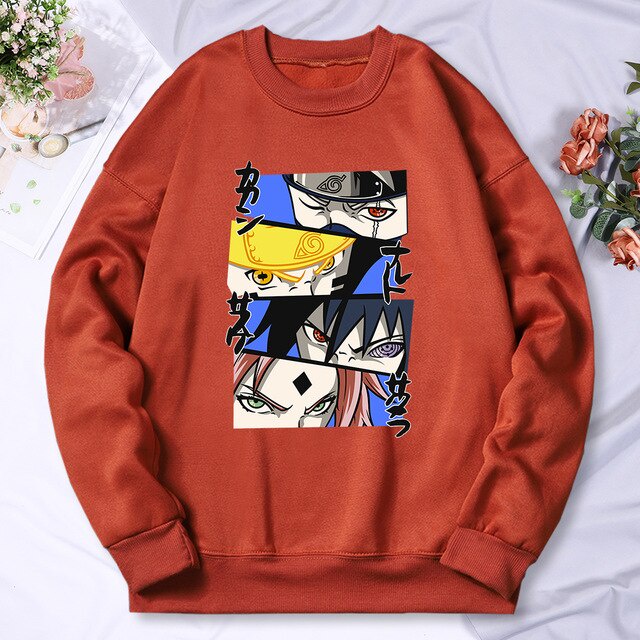 Sweater Basic Anime Naruto warning || Naruto warning Sweater Crewneck || Pria &amp; Wanita Sz M - L - XL