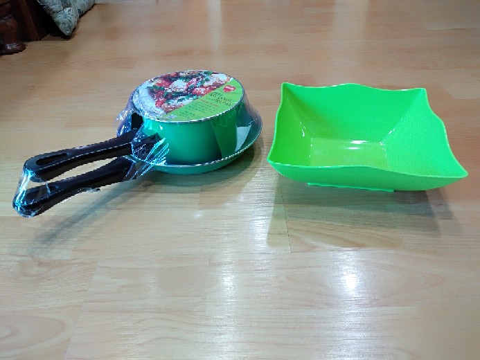 Tevlon Murah | Pastella Set / Fry Pan + Milk Pan Anti Lengket