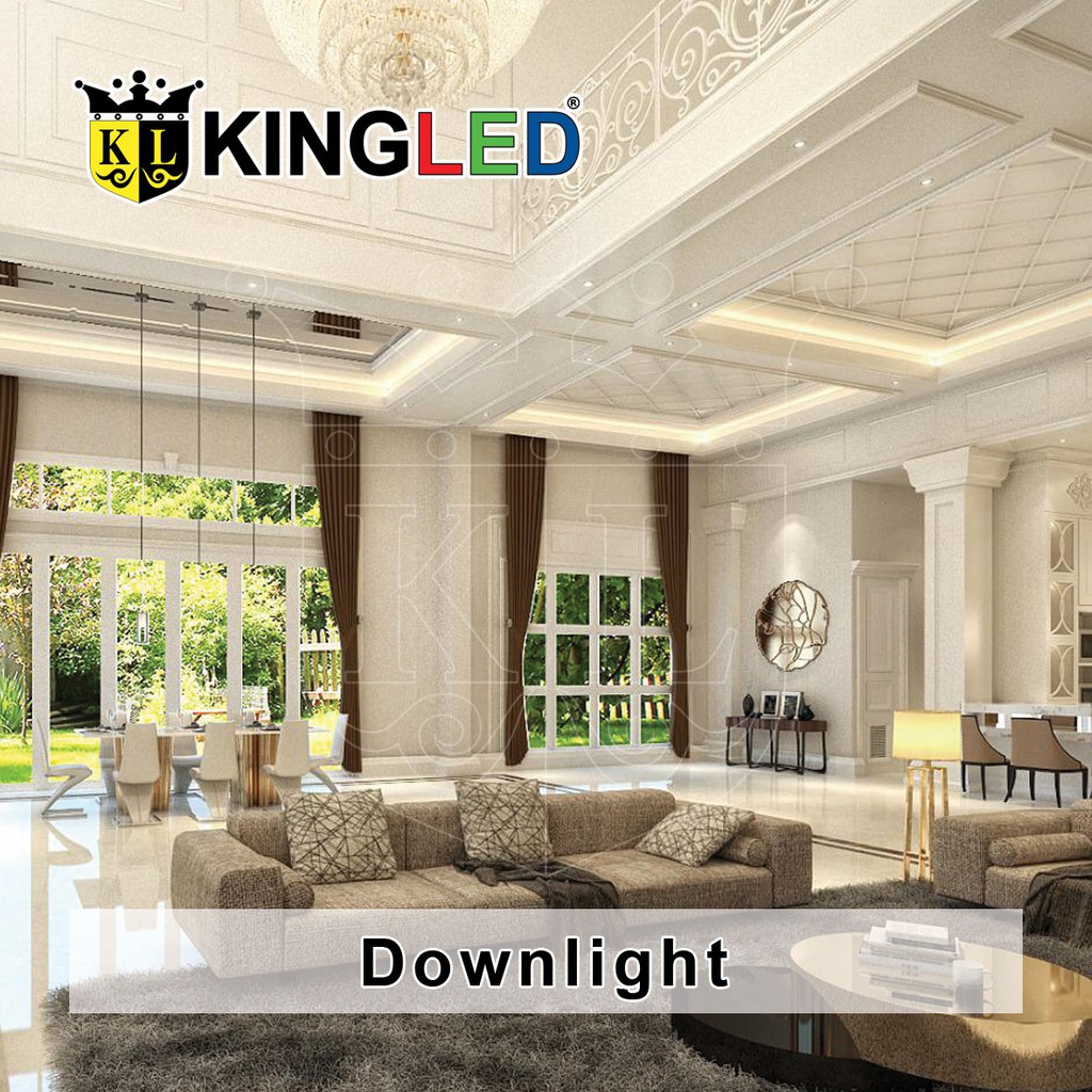 KINGLED Lampu Plafon / Downlight 3in1 LED 20 Watt Dimmer/ 3 Warna