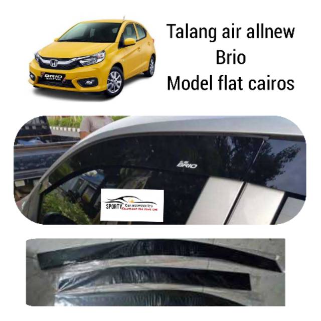 Talang air Allnew Brio 2019 model Flat cairos 4pcs