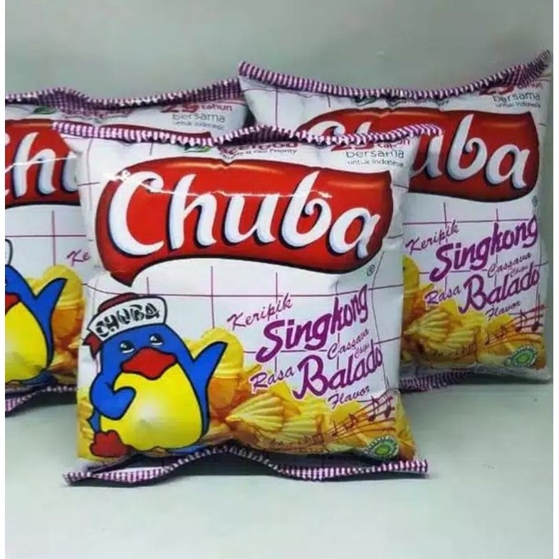 Chuba Snack Singkong Balado 1 pack